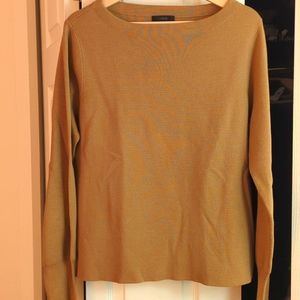 Boat neck wool sweater